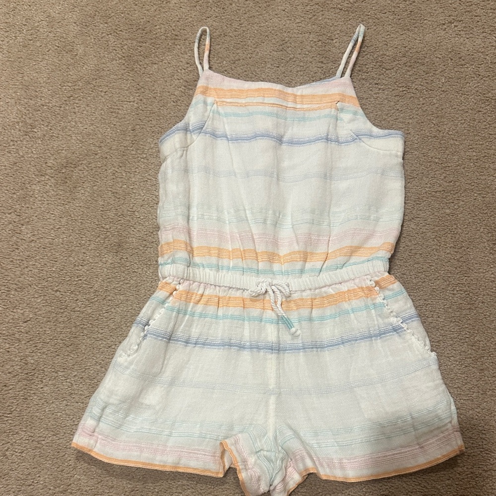 Polo by Ralph Lauren Kids Pastel Striped Romper